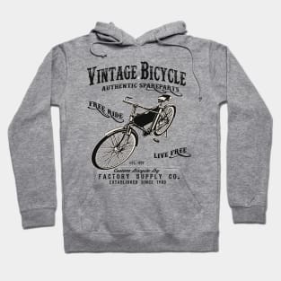 Vintage Bicycle authentic spare parts Hoodie